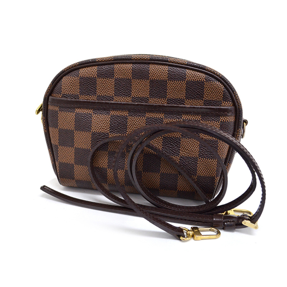 Louis Vuitton Pochette Ipanema Bag Shoulder Bag Damier Ebene